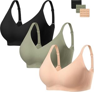 Premium Quality Ultra Comfortable Breathable Women's Sports <b>Bra</b> with Front Logo for Running & Training-Flexible Adult Use - Product Image 4