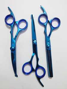 Comfortable Grip Durable Shear professional Straight <b>Barber</b> Scissors Salon Hair Cutting High Quality Sharp <b>Blade</b> <b>Barber</b> Scissors - Product Image 4