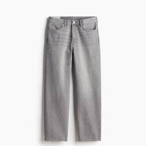 Jeans décontractés amples en denim de Houston pour hommes et femmes – Pantalon tendance streetwear urbain à jambe large - Product Image 3