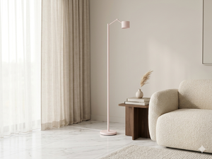 Modern Creative Simple Telescopic Pole Floor Lamp Fabric LED Dimmable Warm White Bedroom Living Room Bedside Vertical <b>Standing</b> - Product Image 3
