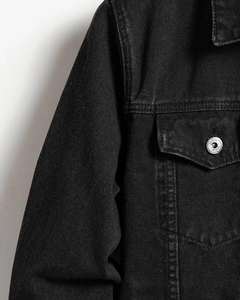 Chaqueta Vaquera de Hombre de Alta Calidad, Color Sólido, Casual, con Detalle de Botones, Ecológica, Cómoda para Invierno, Transpirable, con Costuras Resistentes - Product Image 3