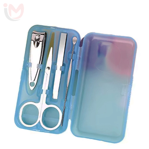 Stainless Steel Professional Classic Manicure Pedicure Set Gift Mini Size 4-in-1 Nail Clipper <b>Tool</b> <b>Case</b> 4pcs - Product Image 3
