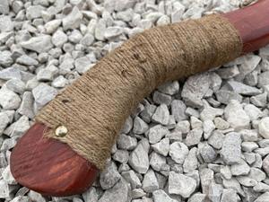Hacha Tomahawk Forjada a Mano con Mango de Madera y Hoja de Acero, Herramienta de Supervivencia para Uso en Exteriores - Product Image 5