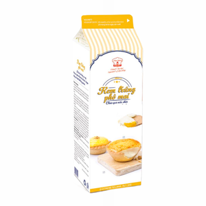 Crème non laitière en gros la plus vendue, service OEM/ODM, crème à œufs HALAL pour pâtisserie et desserts, crème à œufs non cuite 1KG, prix attractif - Product Image 1