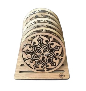 Posavasos MDF TRADICIÓN ÚNICA moderno-Amigable 3,75 Tablero duro de sublimación Mdf Squarestone CustomCoaster con posavasos trasero de corcho - Product Image 6