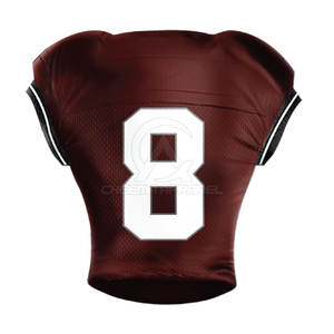 Uniforme de football américain personnalisé, fabriqué en tissu haute performance, matière respirante, avec logo et numéro personnalisés - Product Image 6