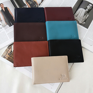 Premium Black Genuine Leather Men's <b>RFID</b> <b>Blocking</b> <b>Wallet</b> Chain Open Closure Waterproof Card Holder Bifold <b>Wallet</b> Daily Use - Product Image 6