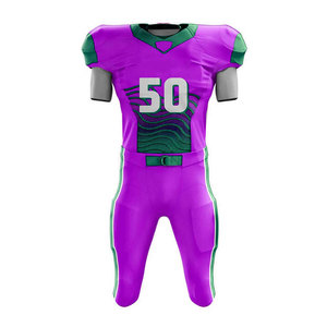 Wholesale Customized American Football Uniforms Quick Dry Breathable with Blank Sublimated Designs American Football Uniform - Product Image 2
