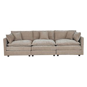 Tre Divani Color Caramello per Soggiorno 2018 - Product Image 1