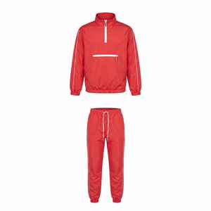Custom <b>Men's</b> Waterproof Polyester Nylon Windbreaker Jacket And Pants Set Printed Reflective Outdoor Sports Tracksuit - Product Image 5