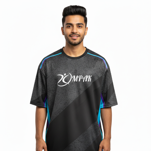 T-shirt de mode streetwear surdimensionné à sublimation pour homme, coupe décontractée - Product Image 1