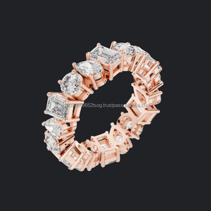 Anillo de piedra de cristal de 14K Joyería Bohemia hecha a mano para mujer - Product Image 1