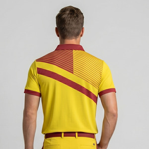 Polo de Golf para Hombre, Transpirable, de Secado Rápido, Manga Corta, Ropa Deportiva, Logotipo Personalizado, Jersey de Golf Premium al por Mayor - Product Image 2