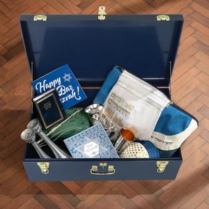 ชุดกล่องเก็บของโลหะสีน้ำเงินกรมท่า 2 ชิ้น กล่องเหล็กตกแต่งพร้อมตัวล็อคสีทอง สำหรับตกแต่งบ้าน สำนักงาน และห้องนั่งเล่น - Product Image 5