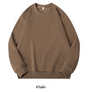 Custom Unisex <b>Fleece</b> Crewneck Sweatshirt Winter Warm <b>Thick</b> Soft Pullover Breathable Casual Streetwear for <b>Men</b> Women - Product Image 2