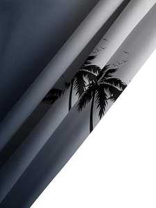 Camisa de playa de secado rápido para hombre, manga corta, estampado tropical, informal, para vacaciones, ligera y transpirable, para verano - Product Image 3