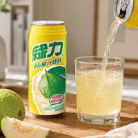 VEDAN Green Power Guava Sapdrank 330ml Met 12% Puur Guavasap, Laag in Suiker, Verfrissende Drank, Oorsprong Taiwan, Sinds 1952