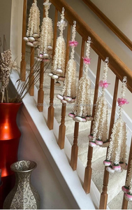 ดอกไม้ประดิษฐ์ mogra ดอกกุหลาบแขวนอินเดียงานแต่งงานจบการศึกษาฮาโลวีนปาร์ตี้ตกแต่งบ้านปรับขนาดได้ - Product Image 3