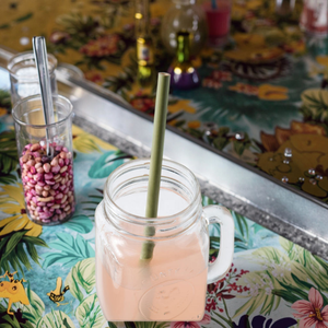 <b>Bamboo</b> Drink <b>Straws</b> Reusable Eco Friendly Alternative for Beverage Service Party Supplies and Kitchen Essentials - Product Image 3