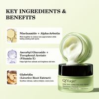 Crème de soin personnalisée pour la peau, correction des taches brunes, atténuation des cicatrices d'acné, soin coréen de la peau, crème pour le visage à la niacinamide et à la vitamine E