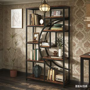 Libreria a 9 ripiani autoportante con design aperto - Product Image 4