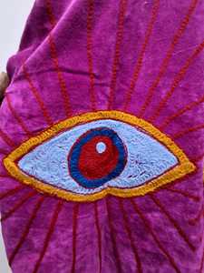 Evil Eye Ethnic Floral Eco-Friendly Velvet Vintage Suzani Embroidery Short <b>Jacket</b> <b>Hippie</b> Boho Party Wear Women Coat - Product Image 4