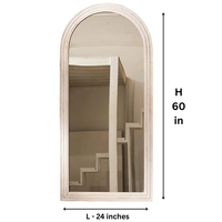 Décoration murale en bois sculpté sur mesure, miroir léger moderne pour mariage, inspiré de l'art bohème, fait main, réglable en MDF