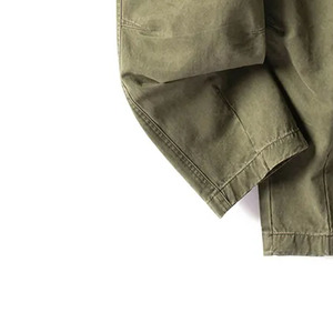 Pantalon Harem Vert Olive pour Homme, Taille Élastique avec Cordon de Serrage, Multiples Poches, Style Décontracté, Coton Canvas Mi-Lourd, Idéal pour l'Automne - Product Image 2