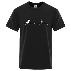 <b>Men</b> <b>T</b> <b>Shirt</b> New High Quality 100 Cotton Funny Dinosaur Print <b>T</b> <b>Shirt</b> Loose O neck Summer <b>Cool</b> <b>Men</b> <b>T</b> <b>shirt</b> Short Latest Design - Product Image 1