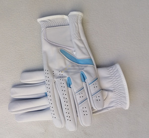 Wholesale Men's Golf <b>Gloves</b> Genuine Leather Palm Anti-Slip <b>Grip</b> Breathable Comfort Fit for Professional Golf Training Outdoor - Product Image 4