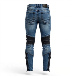 Jeans de Mezclilla para Hombre, Corte Regular, Pierna Recta, Cintura Media, Algodón, Estilo Casual, con Bolsillos, para Verano, Transpirables, Ecológicos, de Secado Rápido - Product Image 4