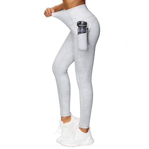 Compre Leggings de Yoga Estampados de Alta Calidad para Mujer, Diseño Sin Costuras con Efecto Push-Up, Leggings de Gimnasio de Cintura Alta con Compresión - Product Image 2