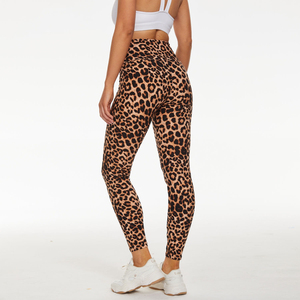 Leggings de Yoga de Cintura Alta para Mujer, Spandex/Poliéster, Elásticos en Cuatro Direcciones, Tallas Grandes, Impresión Personalizable - Product Image 5