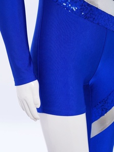 ชุดแสดงยิมนาสติกสำหรับเด็กผู้หญิงอายุ 6-16 ปี ชุดจั๊มสูทสำหรับการแสดงเต้นรำ ชุดเต้นรำสำหรับเด็กผู้หญิง ชุดเต้นรำแนวลิริคอล - Product Image 5