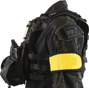 Brazaletes Personalizados para Paintball de Alta Visibilidad, Identificadores de Equipo Elásticos con Cierre de Velcro para Torneos, Entrenamiento y Deportes al Aire Libre - Product Image 3