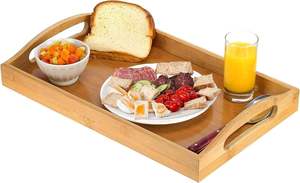 Wooden Serving Tray-Eco-Friendly <b>Rustic</b> Design for Catering & Housewarming Gifts - Product Image 5