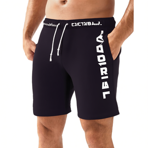 Shorts de sport pour hommes avec logo personnalisé, en maille, pour l'été, la course, la natation et la plage, avec personnalisation BD - Product Image 3