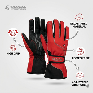 ถุงมือแข่งรถโกคาร์ทแบบเต็มนิ้ว – หน้าจอสัมผัส คุณภาพพรีเมียม ระบายอากาศได้ดี น้ำหนักเบา สำหรับกิจกรรมกลางแจ้ง ใช้ได้ทั้งชายและหญิง - Product Image 3