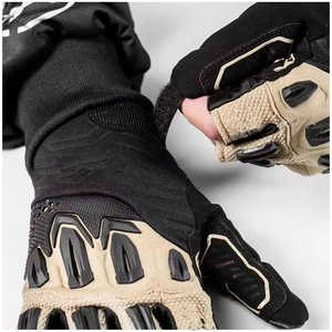 Gants d'hiver thermiques pour hommes, gants tactiques en cuir à doigts entiers personnalisés, résistance aux coupures pour les mécaniciens, gants de cyclisme quotidiens - Product Image 5
