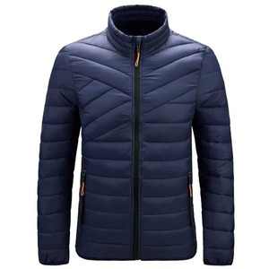 Men's All <b>Colours</b> Stand Collar Puffer Jacket Waterproof Reversible Windproof Zipper Closure Casual Winter Wear Wide-waisted - Product Image 5