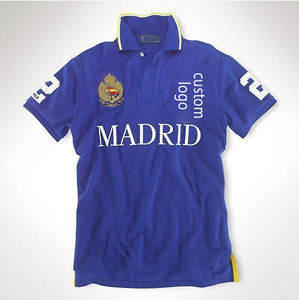 Polo en coton piqué de haute qualité pour homme, respirant, décontracté, pour le rugby et le golf, avec col tricoté et broderie - Product Image 2