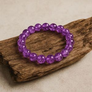 Bracelet tendance en résine écologique fait main, extensible, bijou de mode, cadeau pour femmes et adolescentes - Product Image 5