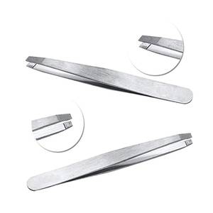 Ensemble de pinces à cils chirurgicales de précision Morje en acier inoxydable avec étui en cuir noir, 4 pièces, pointe lisse MS-ET-0007 - Product Image 5
