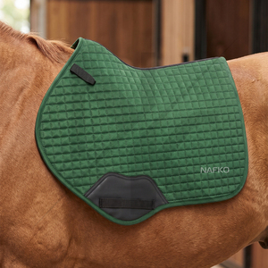 Tapis de selle carré sur mesure à contact étroit, mousse haute densité, logo brodé, produits équestres pour le saut d'obstacles, vente directe usine - Product Image 6