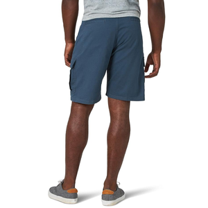 Custom Soft Twill <b>Mens</b> Cargo <b>Shorts</b> Flat Front Flap Pockets Teal Petrol Blue Hard Wearing Sturdy Fit Knee Length Outfits <b>Shorts</b> - Product Image 2