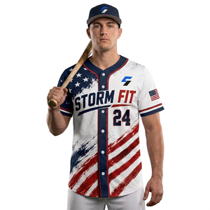 100% Polyester léger Baseball maillots hommes femmes unisexe Teamwear formation Performance chemise Sport maillots - Product Image 5