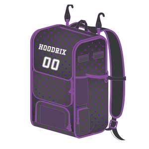 Mochila deportiva premium para béisbol con diseño personalizado, bolsillos para bates, almacenamiento para tacos y correas de hombro acolchadas y transpirables - Product Image 4