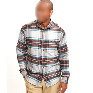 Crea tu propia camisa de franela ligera, de la más alta calidad, recién llegada, de talla grande, transpirable, personalizada, hecha al mejor precio. - Product Image 1