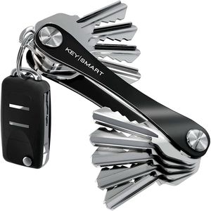 Compact Minimalist for Key Organizer 14 Keys Black Keychain Clutter-Free <b>EDC</b> Key <b>Wallet</b> - Product Image 1