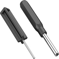 Kit d'outils portables 3 pièces en aluminium pour démontage de chargeur, comprenant un poinçon et une clé, pour la chasse tactique et les activités de plein air